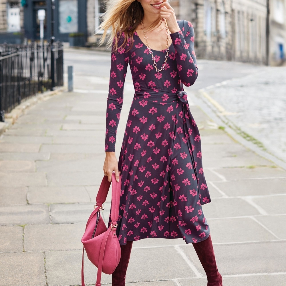 Boden Silvia wrap dress